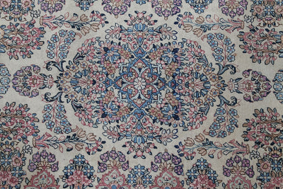 Tappeto Kerman Antico Persiano Autentico | Annodato a Mano 230x137cm - CarpetLiving