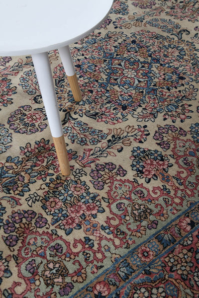 Tappeto Kerman Antico Persiano Autentico | Annodato a Mano 230x137cm - CarpetLiving