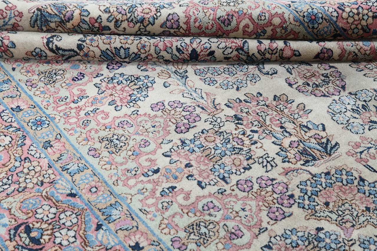 Tappeto Kerman Antico Persiano Autentico | Annodato a Mano 230x137cm