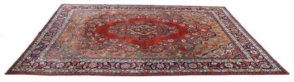 Tappeto Mahal Antico Persiano Autentico | Annodato a Mano 339x275cm