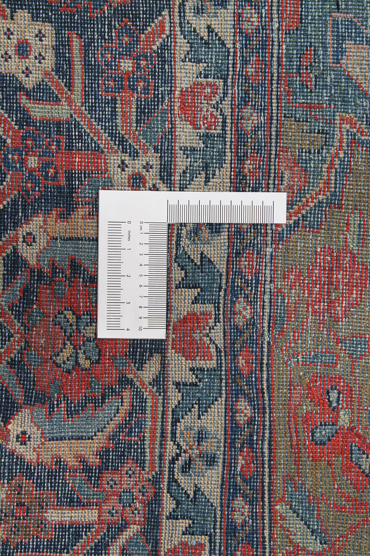 Tappeto Mahal Antico Persiano Autentico | Annodato a Mano 339x275cm