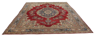Tappeto Kerman Antico Persiano Autentico | Annodato a Mano 339x247cm - CarpetLiving