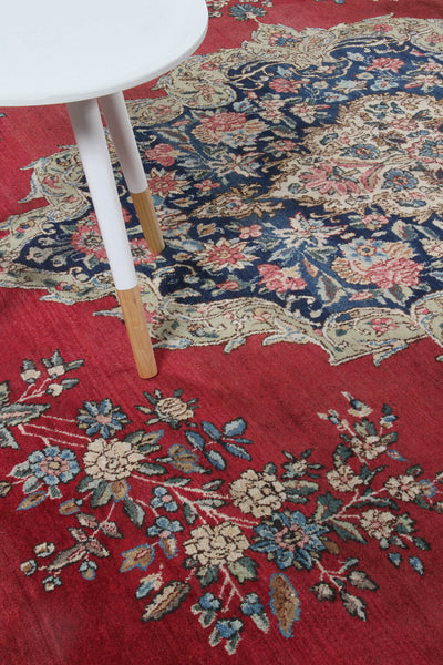 Tappeto Kerman Antico Persiano Autentico | Annodato a Mano 339x247cm - CarpetLiving