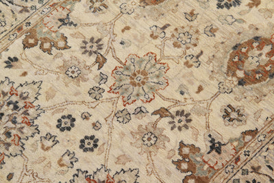 Tappeto orientale classico in lana fine, fatto a mano 358x76cm