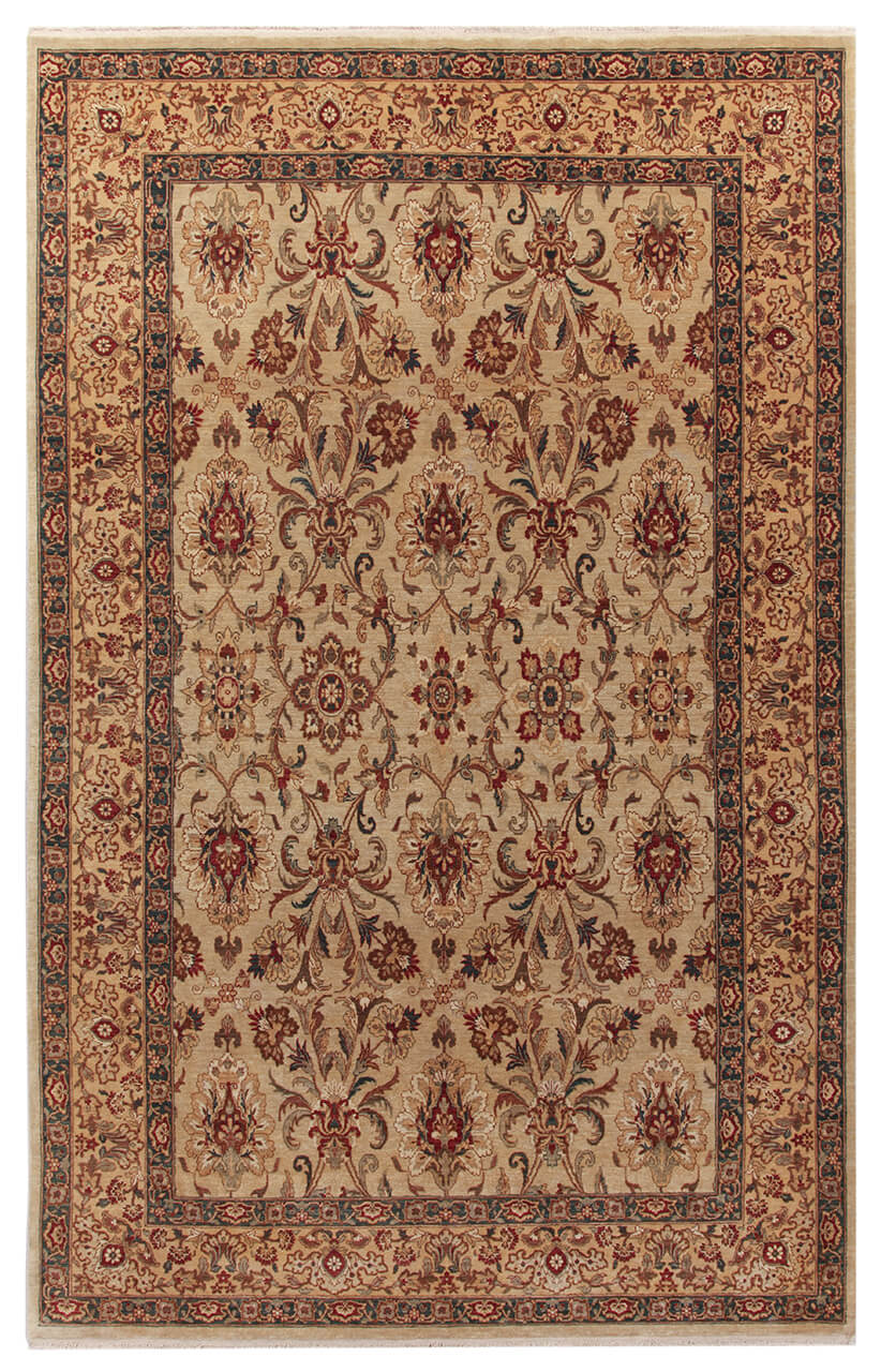 Tappeto orientale classico in lana fine, fatto a mano 259x168cm
