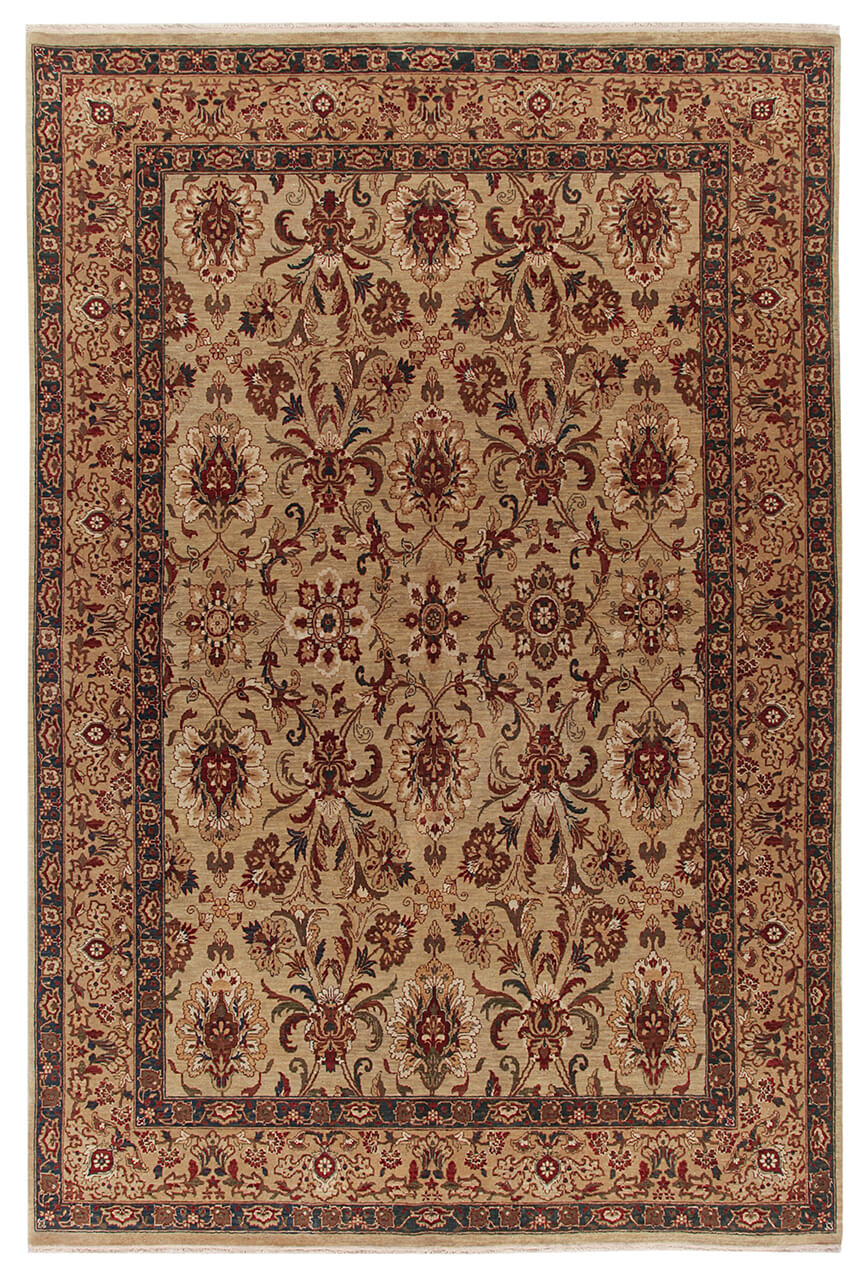 Tappeto orientale classico in lana fine, fatto a mano 259x168cm