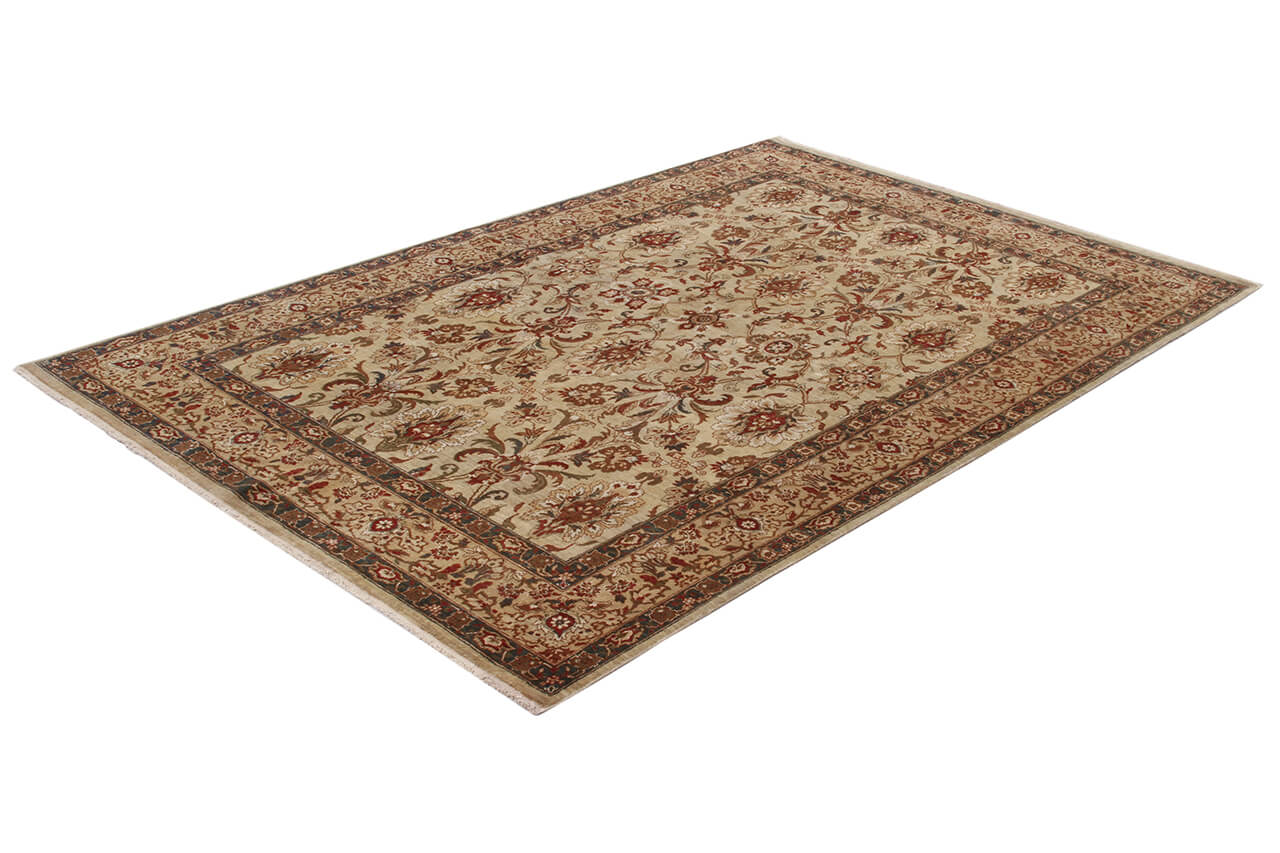 Tappeto orientale classico in lana fine, fatto a mano 259x168cm
