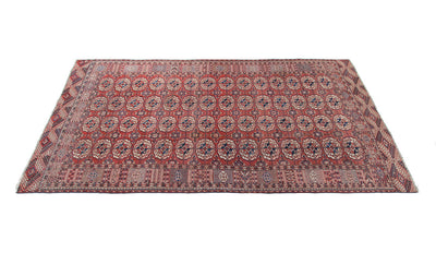 Antique Bouchara Oriental Rug: Authentic Turkmen Rug 390x224cm