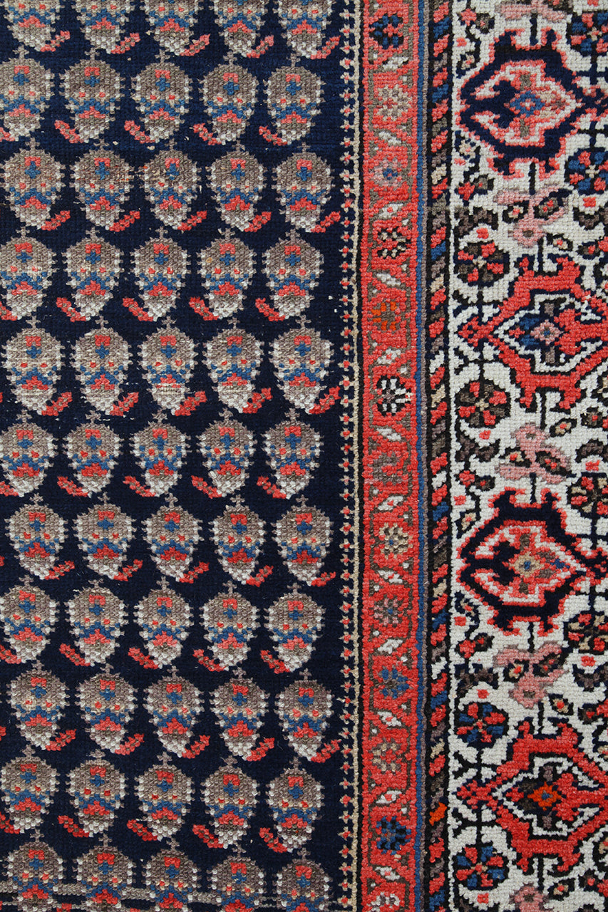 Authentic Antique Persian Malayer Rug | Hand-Knotted 521x103cm