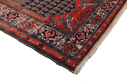 Authentic Antique Persian Malayer Rug | Hand-Knotted 521x103cm