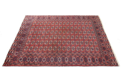 Antique Bouchara Oriental Rug: Authentic Turkmen Rug 323x255cm