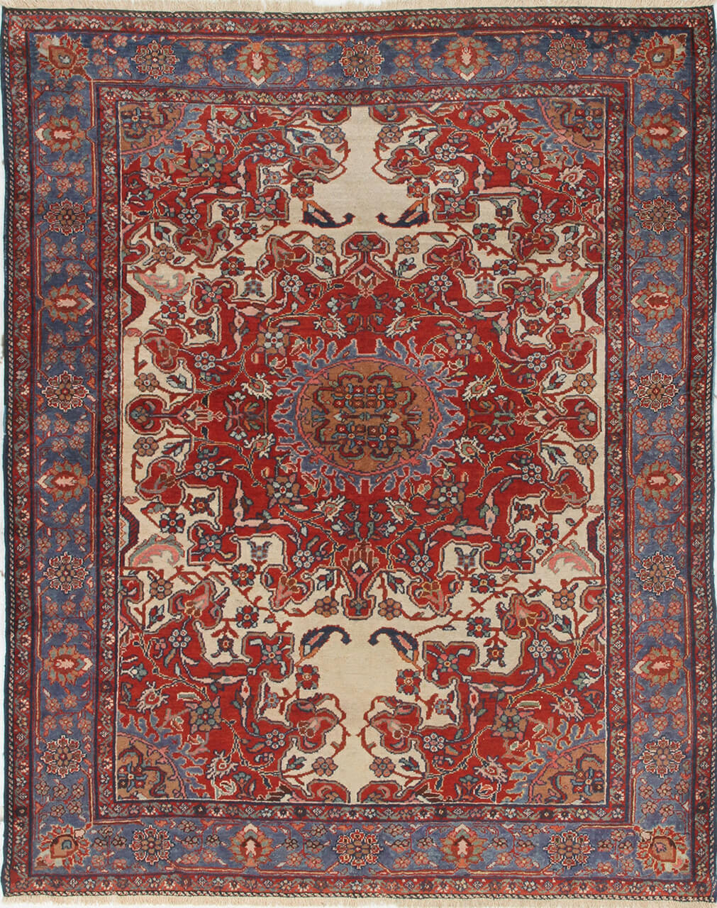 Tappeto Malayer Antico Persiano Autentico | Annodato a Mano 181x141cm