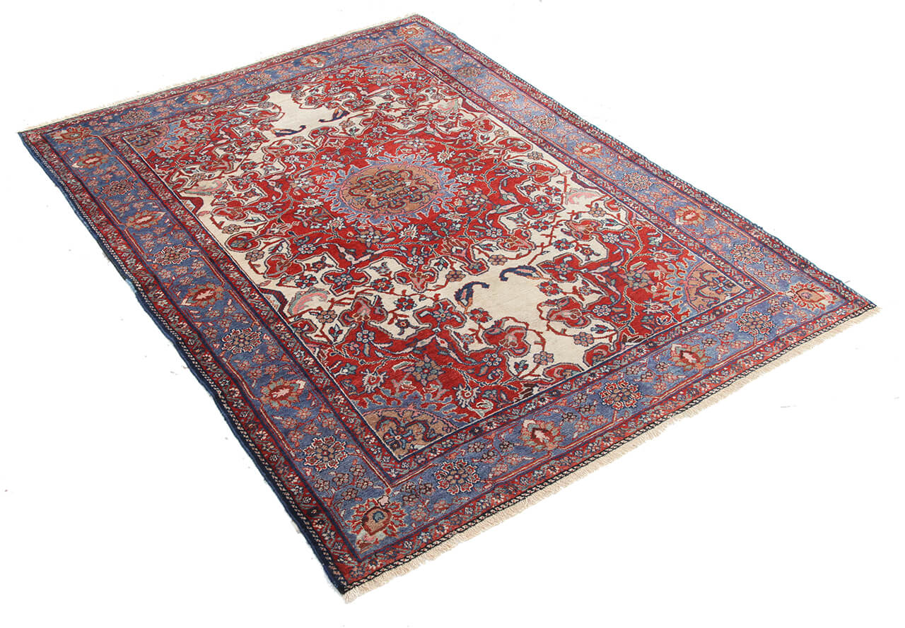 Tappeto Malayer Antico Persiano Autentico | Annodato a Mano 181x141cm