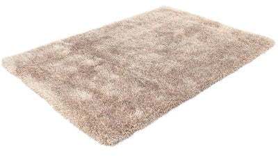 Tappeto Shaggy Enzo Ivory Pelo Alto Moderno Morbido - CarpetLiving