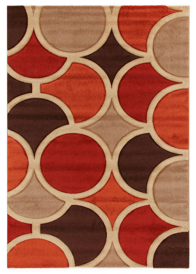 Tappeto Sixties Orange Geometrico Anni '60 - CarpetLiving