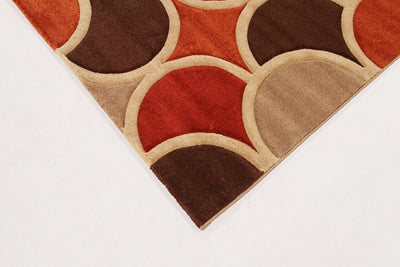 Tappeto Sixties Orange Geometrico Anni '60 - CarpetLiving
