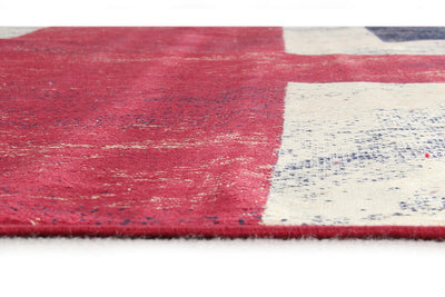 Tappeto Bandiera Inglese UK - Union Jack - Ideale per Camera da letto e Cameretta Bambini - CarpetLiving