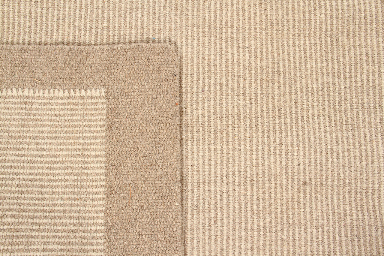 Tappeto Jensen Sand – Lana e Cotone Intrecciati a Mano Stile Nordico Naturale