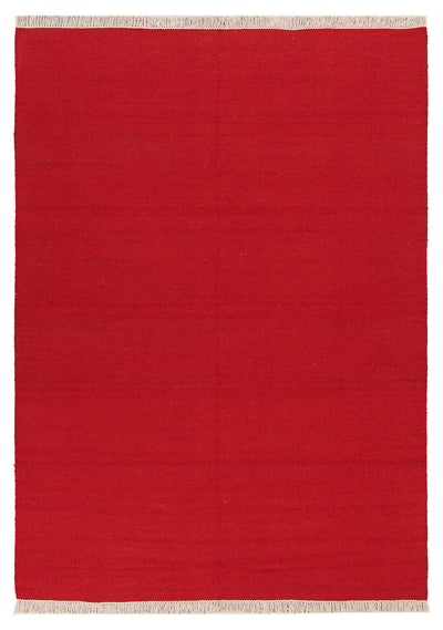 Tappeto in lana - fatto a mano - Ubique Rosso  – Tinta Unita - stile essenziale - CarpetLiving