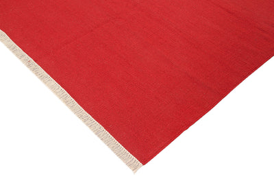 Tappeto in lana - fatto a mano - Ubique Rosso  – Tinta Unita - stile essenziale - CarpetLiving