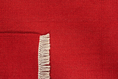 Tappeto in lana - fatto a mano - Ubique Rosso  – Tinta Unita - stile essenziale - CarpetLiving