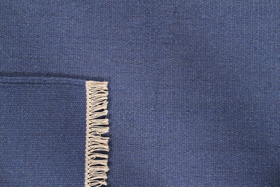 Tappeto in lana - fatto a mano - Ubique Blu Denim  – Tinta Unita - stile essenziale - CarpetLiving
