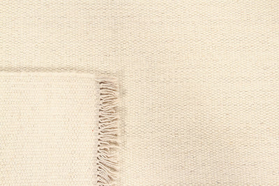 Tappeto in lana - fatto a mano - Ubique Avorio  – Tinta Unita - stile essenziale - CarpetLiving