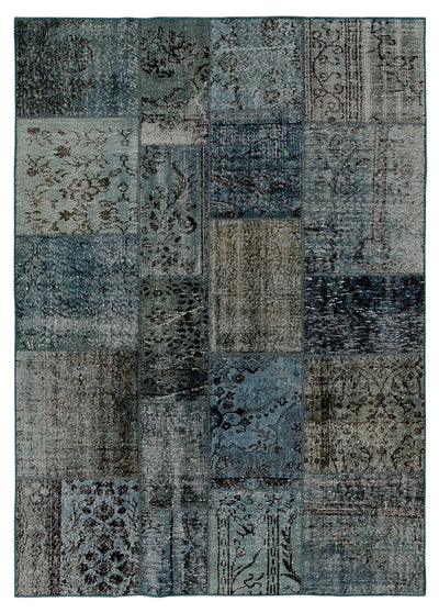 PATCHWORK GREY BLUE - CarpetLiving