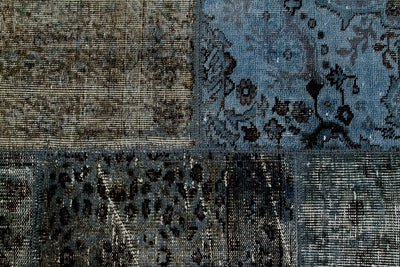 PATCHWORK GREY BLUE - CarpetLiving