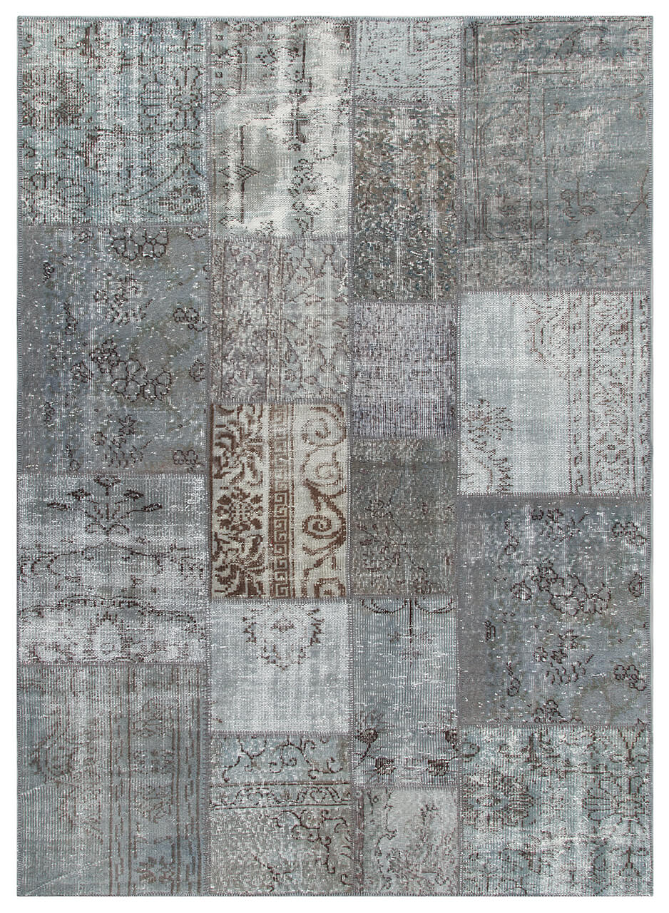 PATCHWORK MINT GREY