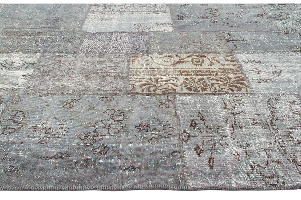 PATCHWORK MINT GREY