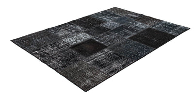 PATCHWORK BLACK GREY - CarpetLiving