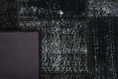 PATCHWORK BLACK GREY - CarpetLiving