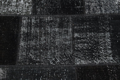 PATCHWORK BLACK GREY - CarpetLiving