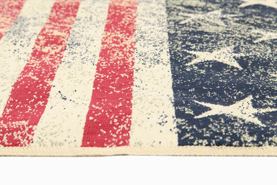 Tappeto Bandiera Stati Uniti USA - POP ROCK - Ideale per Cameretta - CarpetLiving