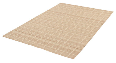 Tappeto Kilim Moderno in Lana e Cotone - Realizzato a mano - Avorio | Ideale per Soggiorno, Camera da Letto, Sala da Pranzo - CarpetLiving
