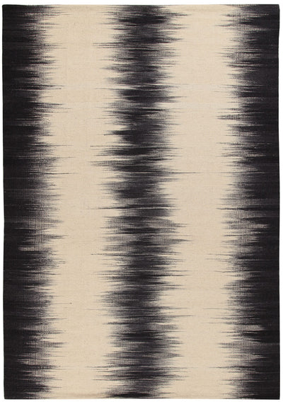KILIM IKAT BLACK IVORY - CarpetLiving