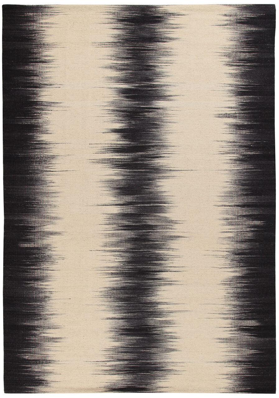 KILIM IKAT BLACK IVORY