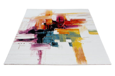 Tappeto Moderno Gallery D - Multicolore Geometrico - Antiscivolo | Ideale per Soggiorno, Camera da letto e Cameretta - CarpetLiving
