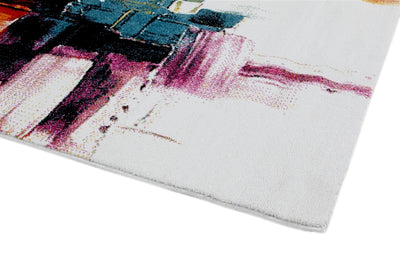 Tappeto Moderno Gallery D - Multicolore Geometrico - Antiscivolo | Ideale per Soggiorno, Camera da letto e Cameretta - CarpetLiving