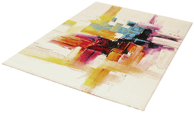Tappeto Moderno Gallery D - Multicolore Geometrico - Antiscivolo | Ideale per Soggiorno, Camera da letto e Cameretta - CarpetLiving