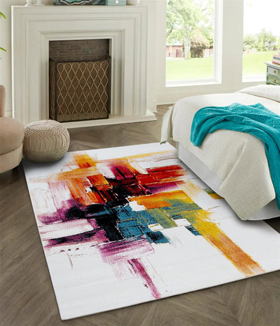 Tappeto Moderno Gallery D - Multicolore Geometrico - Antiscivolo | Ideale per Soggiorno, Camera da letto e Cameretta - CarpetLiving