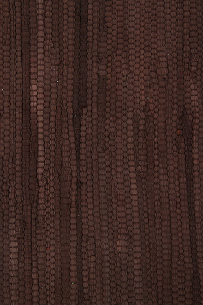 Tappeto Abano Marrone in Cotone - Lavabile in Lavatrice - Ideale per Bagno o Cucina - CarpetLiving