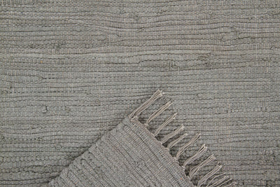 Tappeto Abano Grigio in Cotone - Lavabile in Lavatrice - Ideale per Bagno o Cucina - CarpetLiving