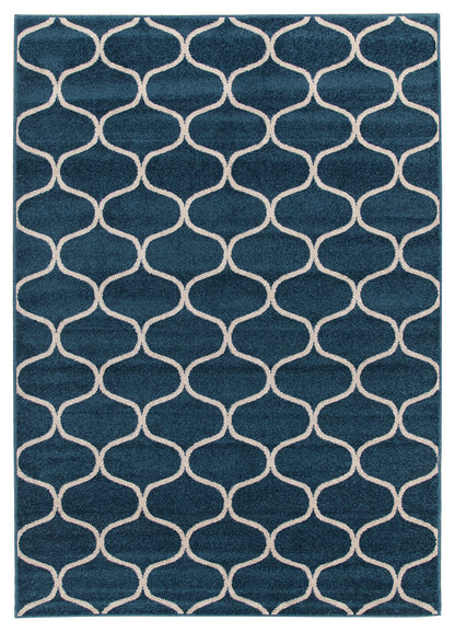 MOROCCAN WINDOW BLUE/BEI