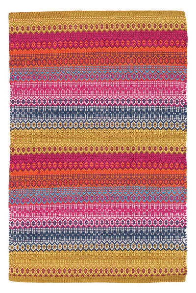 Tappeto in Cotone Multicolore Senegal - Lavabile in Lavatrice - Fatto a mano - CarpetLiving