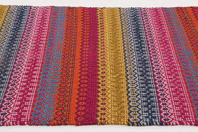 Tappeto in Cotone Multicolore Senegal - Lavabile in Lavatrice - Fatto a mano - CarpetLiving