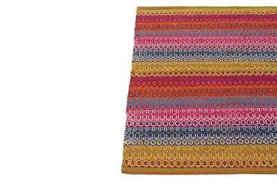 Tappeto in Cotone Multicolore Senegal - Lavabile in Lavatrice - Fatto a mano - CarpetLiving