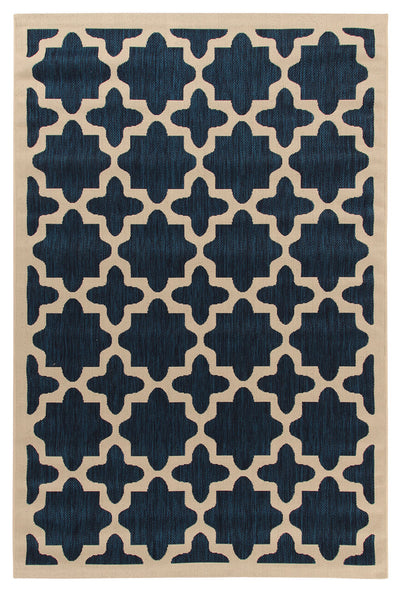 Tappeto da Esterno - Indoor/Outdoor - Navy Blu | Ideale per Terrazze, Balconi, Patio, Verande - CarpetLiving