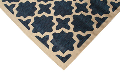 Tappeto da Esterno - Indoor/Outdoor - Navy Blu | Ideale per Terrazze, Balconi, Patio, Verande - CarpetLiving